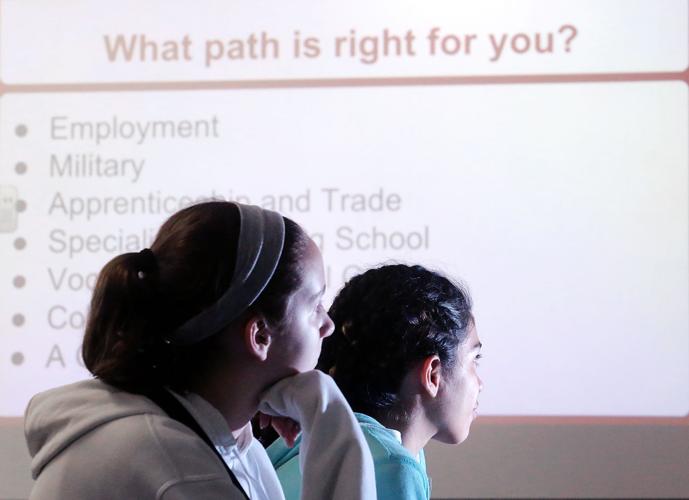 Seventh graders get a lesson in academic and career options after high school