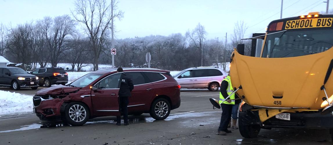 Emergency crews responded to a school bus vs. van accident that occurred about 4 p.m., Jan. 7.