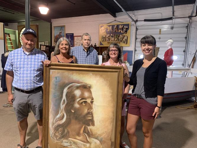 Covenant Harbor Christian Camp loans "Head of Christ" rendering to Geneva Lake Museum