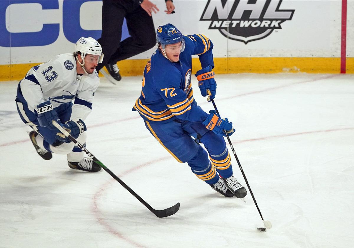Buffalo Sabres take on the Stanley Cup champions Tampa Bay Lightning