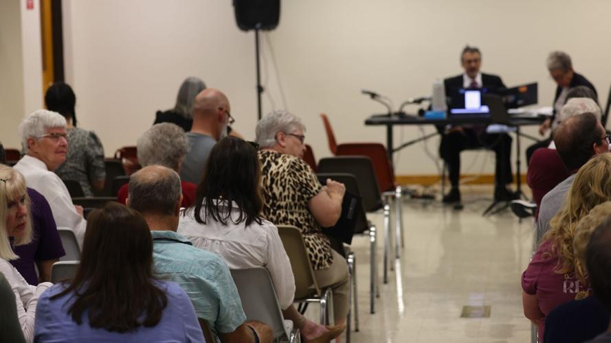 Paris Safety Building during Public Safety Commission hearing