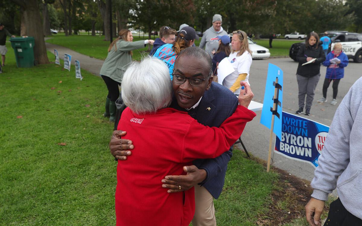 Byron Brown early voting rally