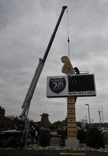 Route 20 Guitar Sign