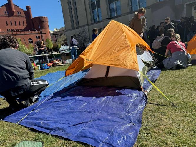 Encampment going back up