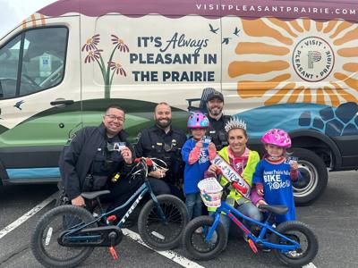 Pleasant Prairie Police Department hosts bicycle rodeo