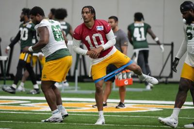 Jordan Love - Packers practice
