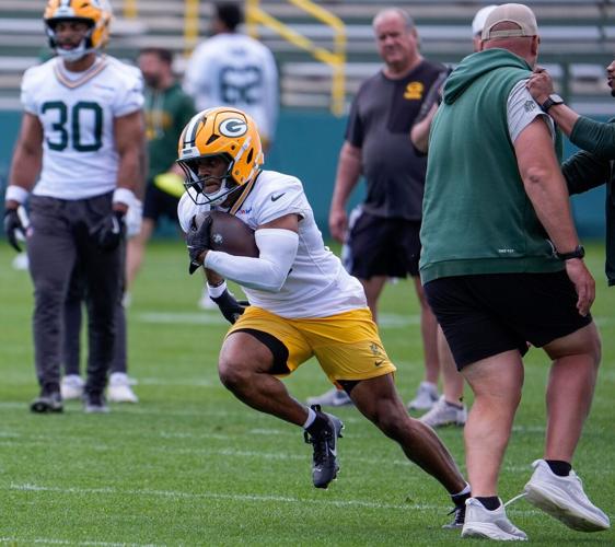 Green Bay Packers running back MarShawn Lloyd