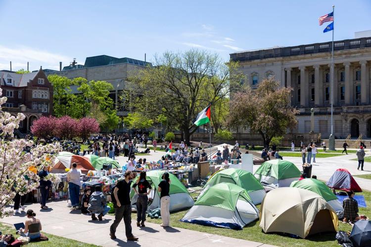 May 1, 2024 Library Mall encampment