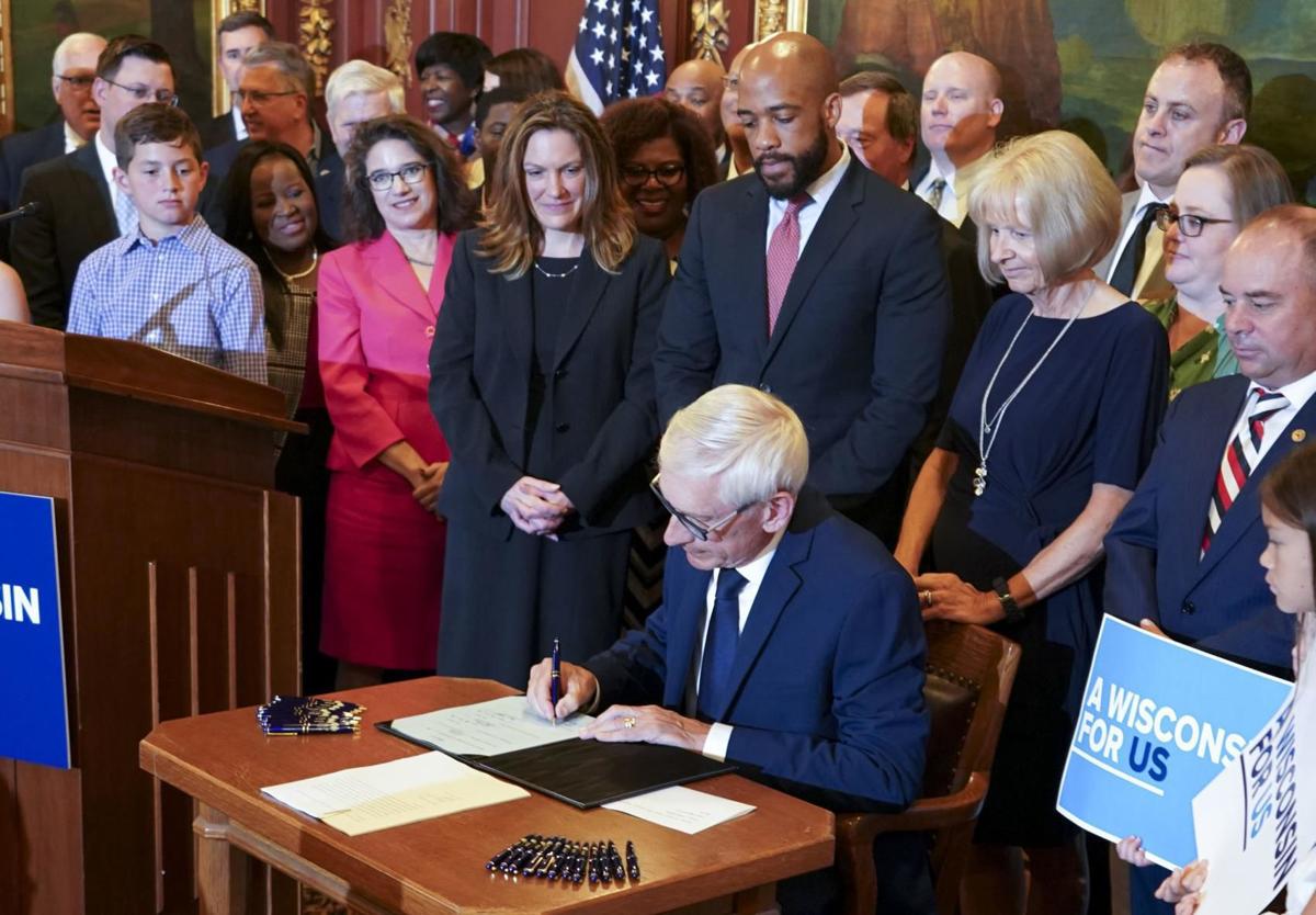 Gov. Tony Evers vetos state budget issues