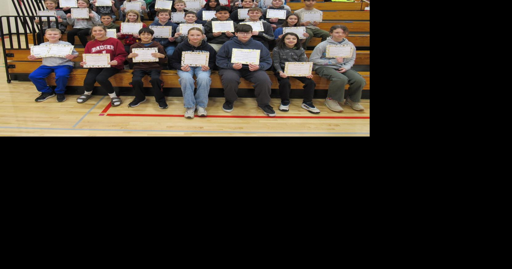Lake Geneva Middle School students honored