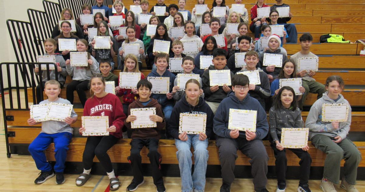 Lake Geneva Middle School students honored
