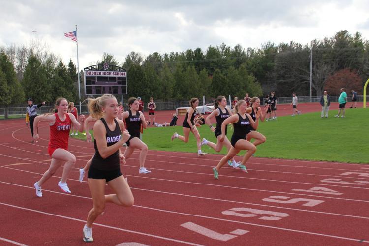 Badger Girls Track 100m