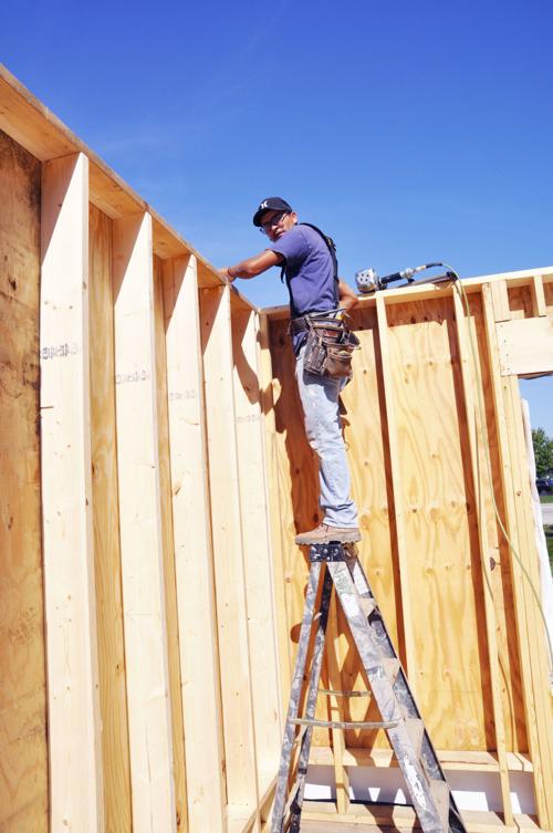 Ricardo Puentes construction worker Belfry Music Theater