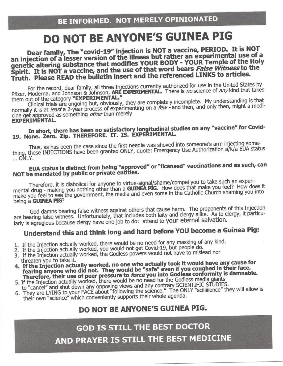 St. James the Less flyer