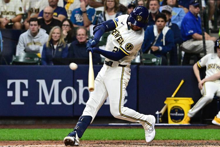 BASEBALL-MLB-MIL-LAD/