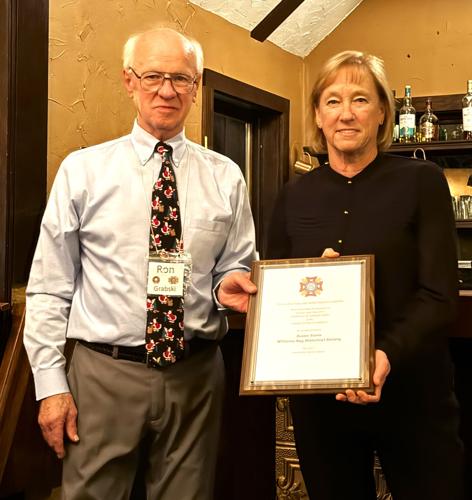 Susan Vavra honored by Geneva Lake VFW Post 2373