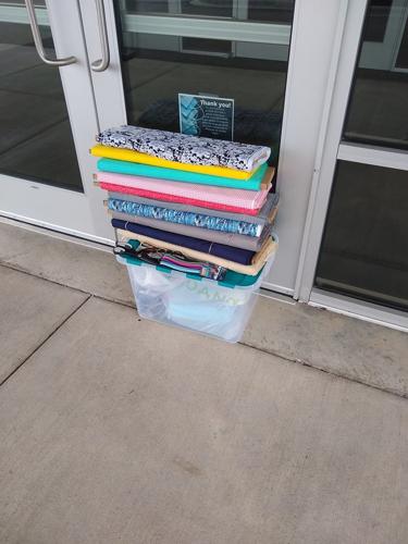 Homemade mask donation