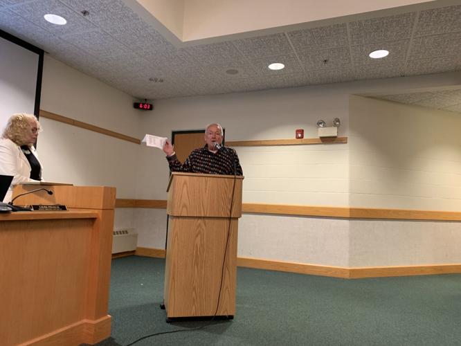 John Swanson talks about the Dream Team baseball program during the March 25 City Council meeting