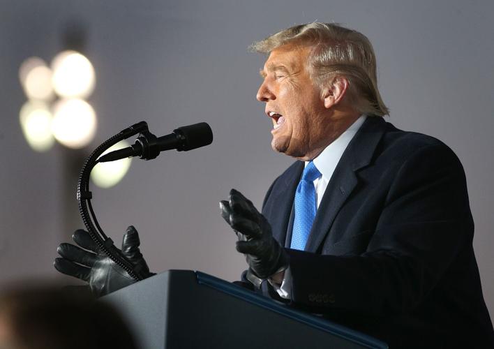 Trump rallies at La Crosse Fairgrounds Speedway