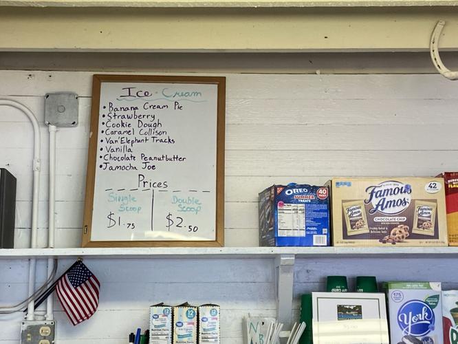 Norman B. Barr camp’s ice cream shop