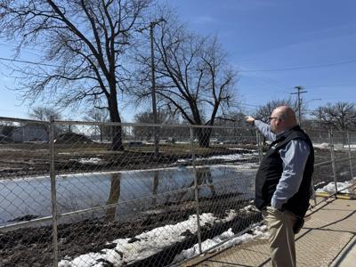 LakeView K-8 principal at redevelopment site