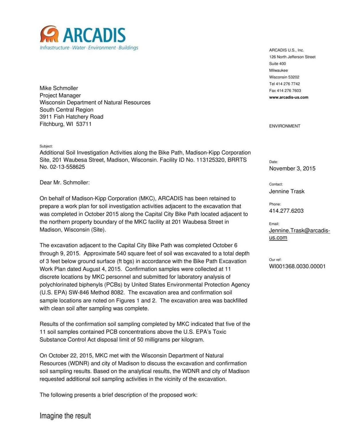 Bike path cleanup plan Nov. 3, 2015