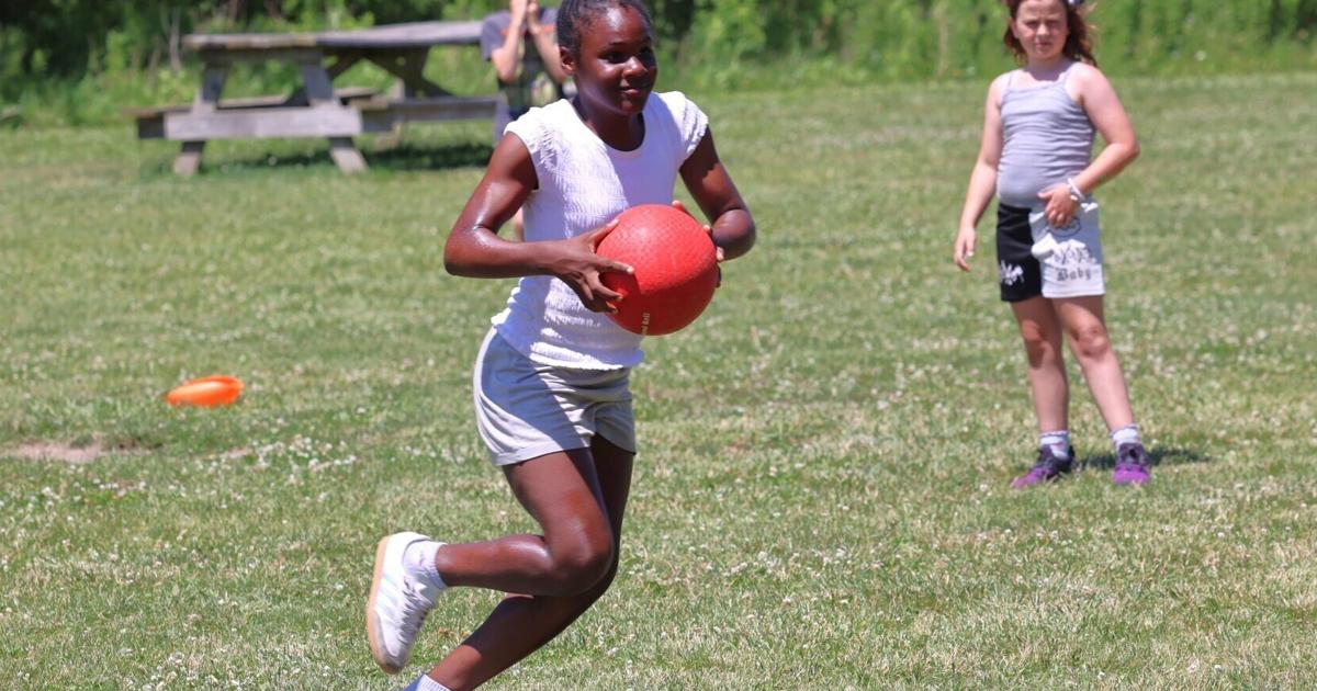 Photos of children at YMCA Summer Day Camp