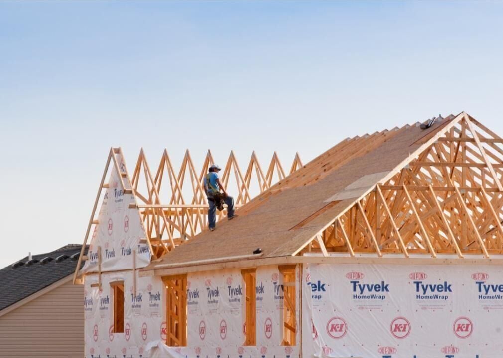 Newly built homes