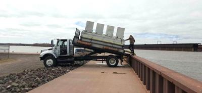 Wisconsin DNR fish-stocking on the Great Lakes