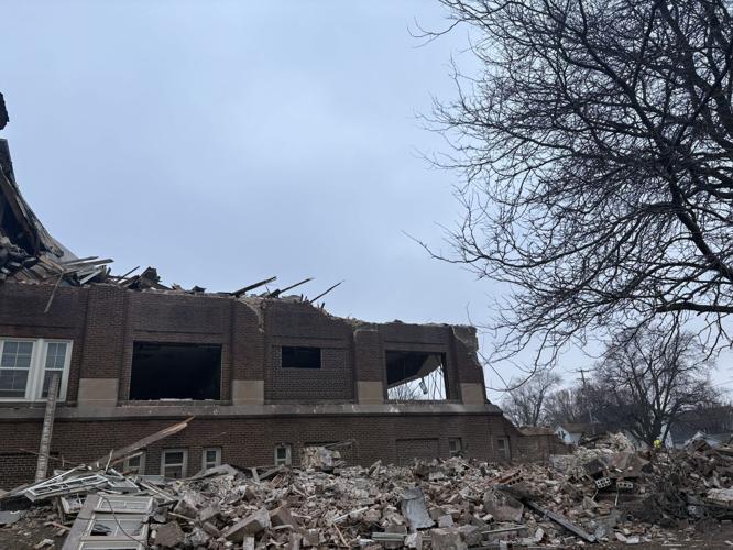 Former Washington Middle School demolition