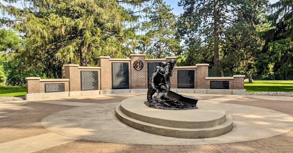 Wisconsin Fire & EMS Memorial,  Ben Hanson Park, 2031 2nd Ave. S., Wisconsin Rapids