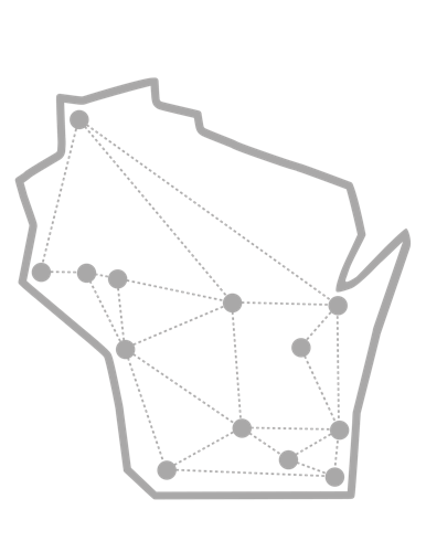Universities of Wisconsin logo Constellation-gray.png