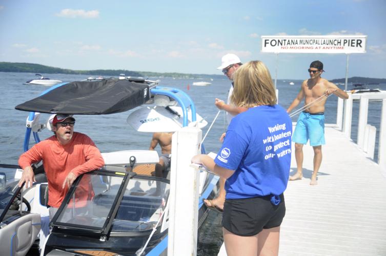 Boat inspectors stay busy in new Geneva Lake program