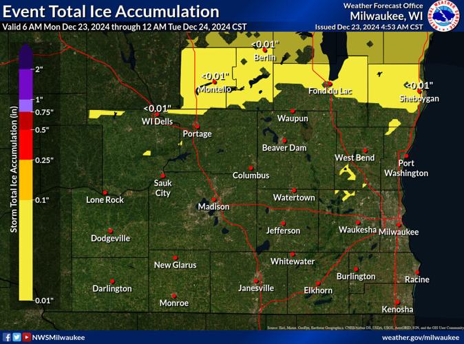 NWS expected ice accumulation 12-23-04