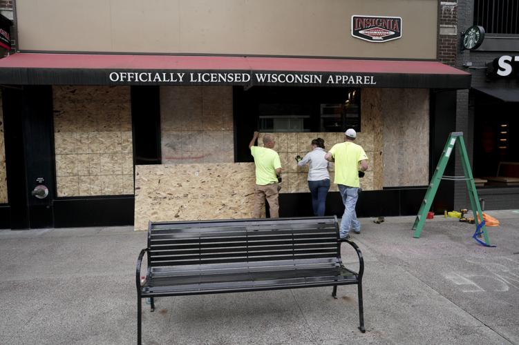 Cleanup after latest damage Downtown