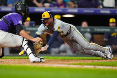 Brewers Rockies Baseball