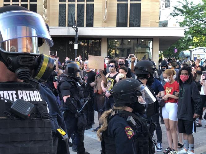 Madison protest turns destructive