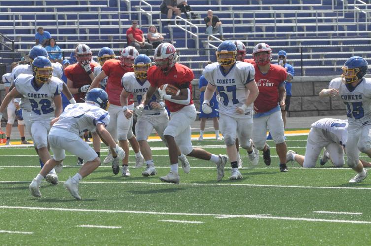 Big Foot football scrimmage