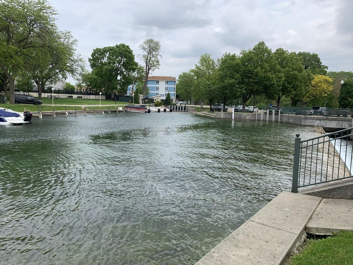 The pier system in the city lagoon recently was removed because it was in  deteriorating condition