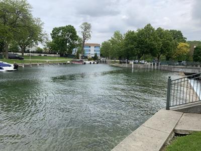 The pier system in the city lagoon recently was removed because it was in  deteriorating condition