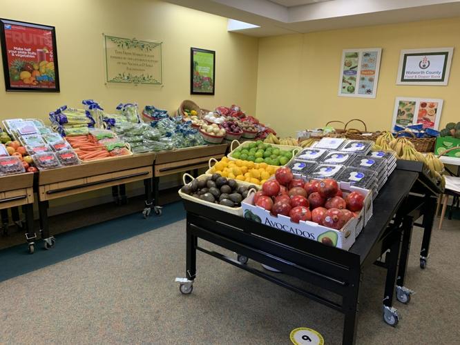 The Walworth County Food & Diaper Bank offers a variety of produce to residents who are in need