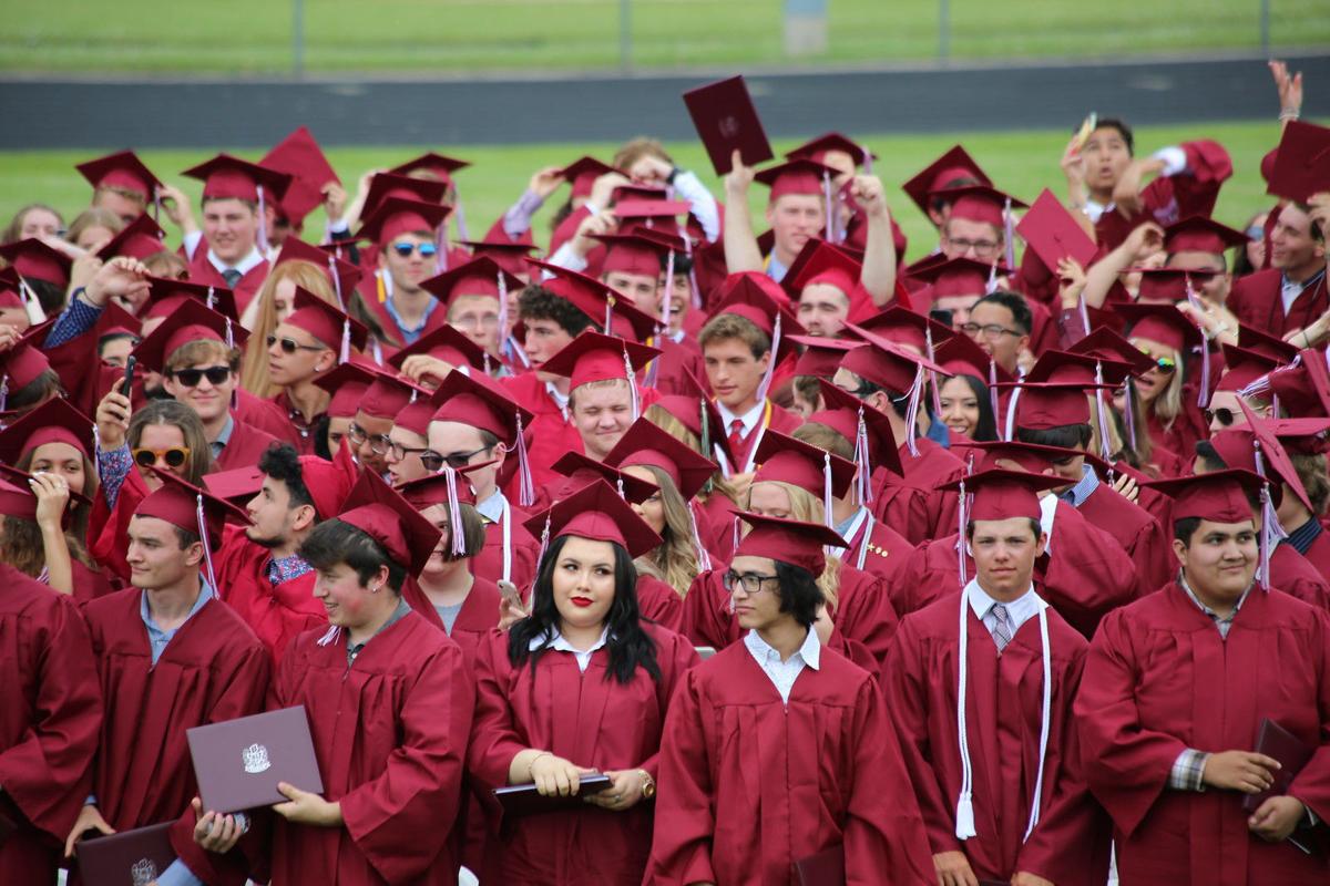Badger graduation photos Lake Geneva