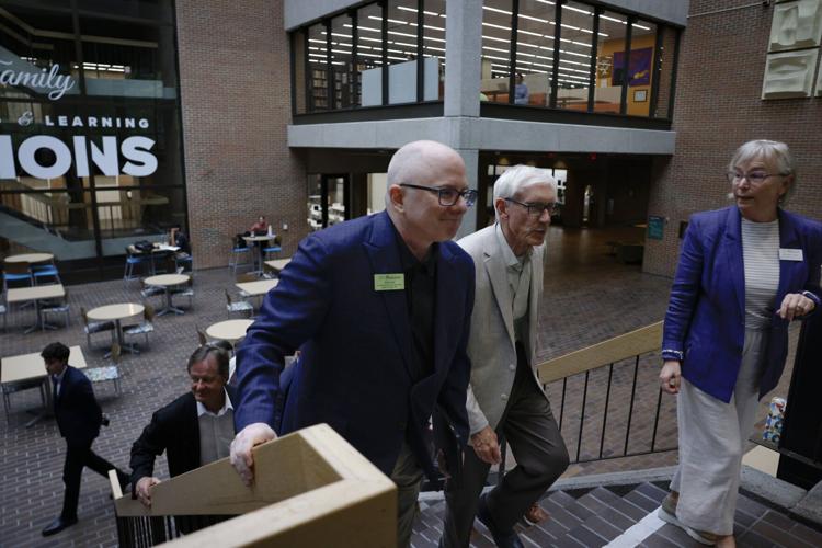 GOV. EVERS VISITS UWP