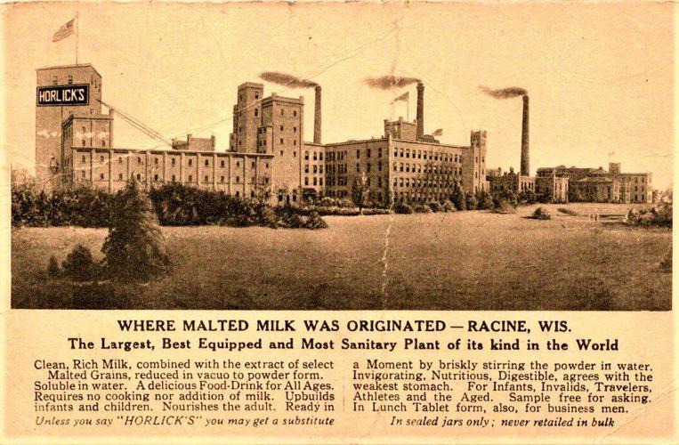 Horlick's Malted Milk Co. postcard, 1909