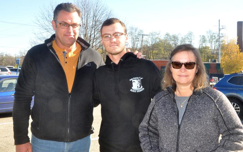 Johann Botsch, from left, Johann Botsch Jr. and Ursula Botsch all of Lake Geneva