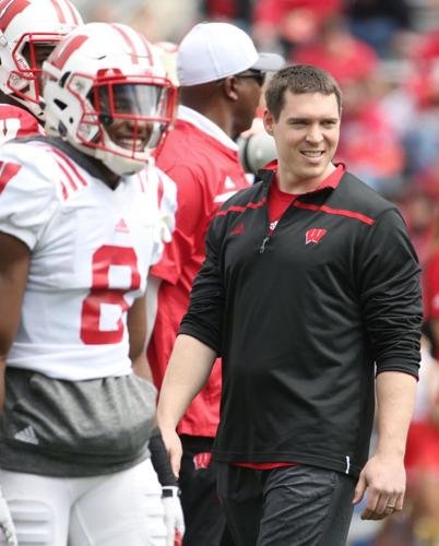 Jim Leonhard, UW spring game, State Journal photo