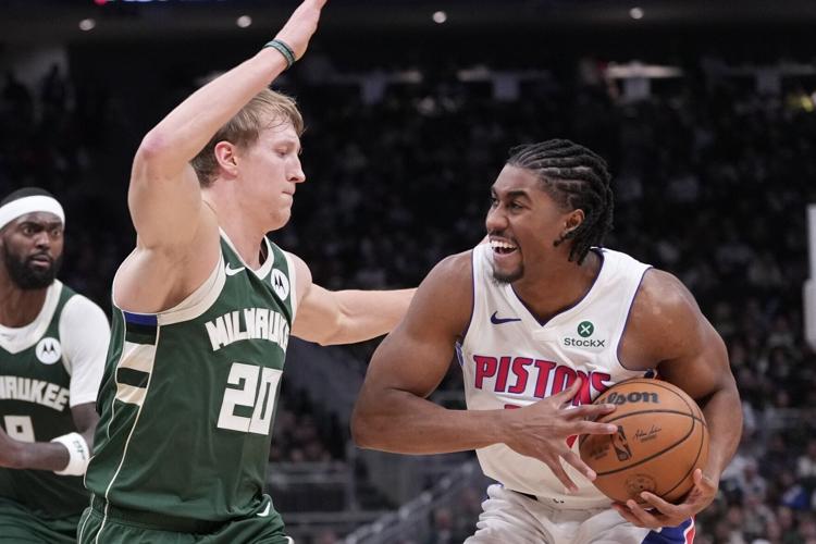 Pistons Bucks Basketball