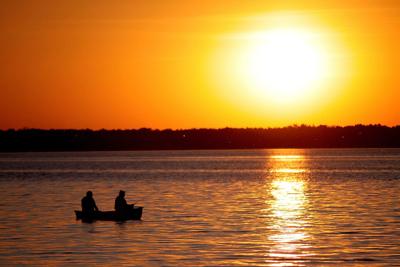 Couple fishing on Wisconsin lake, AP generic file photo
