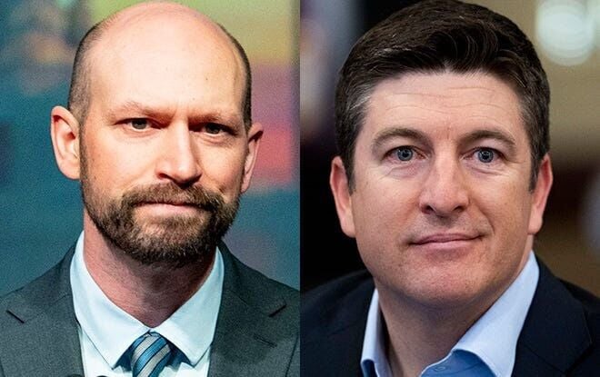 Democrat Mitchell Berman, left, and Republican Bryan Steil