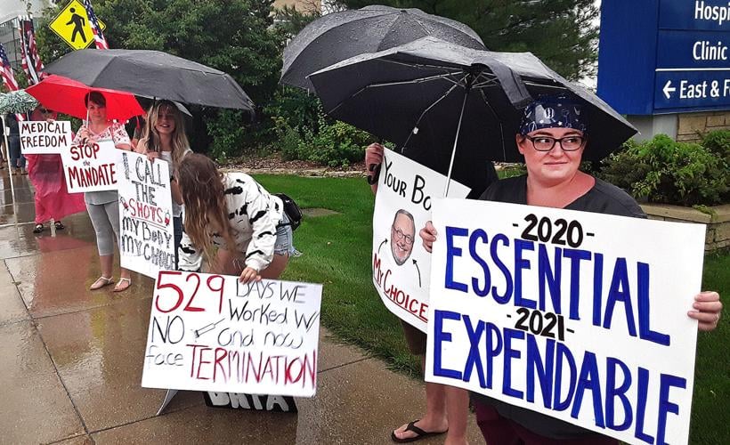 Vaccine mandate protest